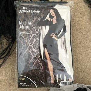 Spirit Morticia Addams Black Dress Costume